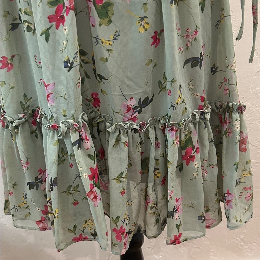Taylor Green Floral Long Sleeve Dress  JT - Picture 4 of 7